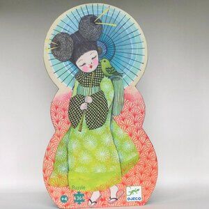 Brand New Djeco 36 Pieces Jigsaw Puzzle Kokeishi- Silhouette  Puzzle 4+